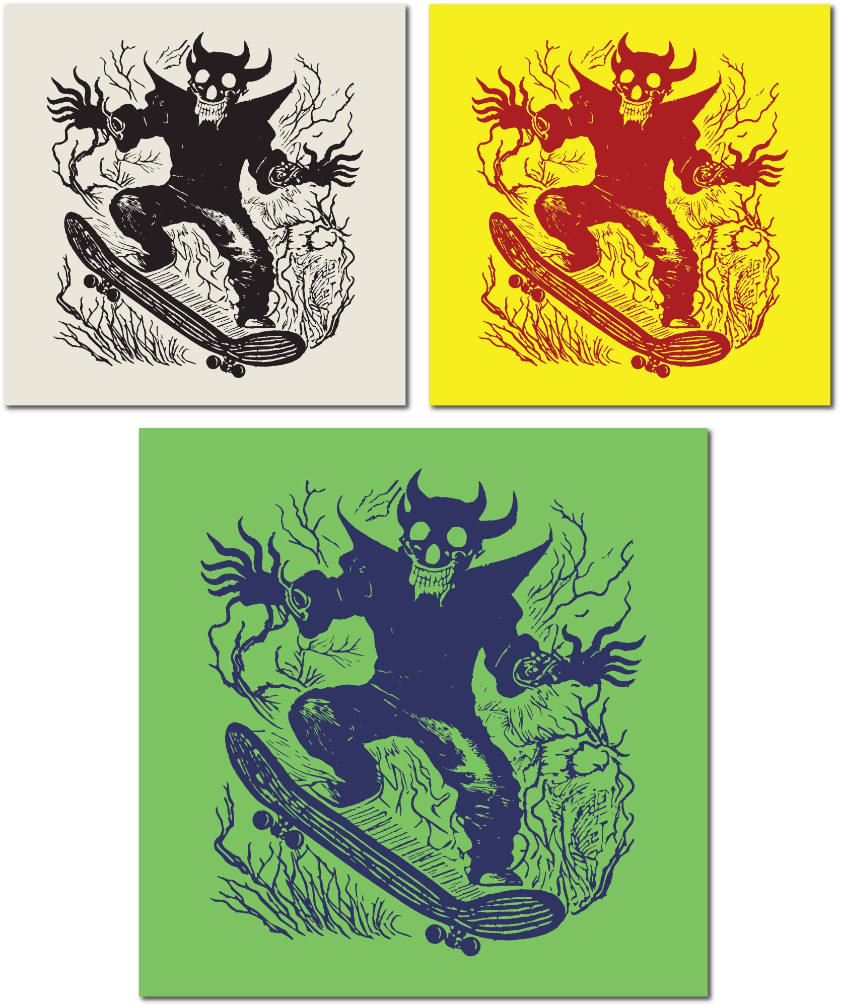 Brian J. Hoffman: "SK8 TO HELL" Screen Print Collection - 9/25