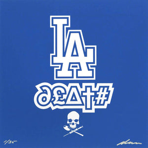 Dave Navarro LA DEATH (Dodgers Variant) - Screen Printed Edition of -  House of Roulx