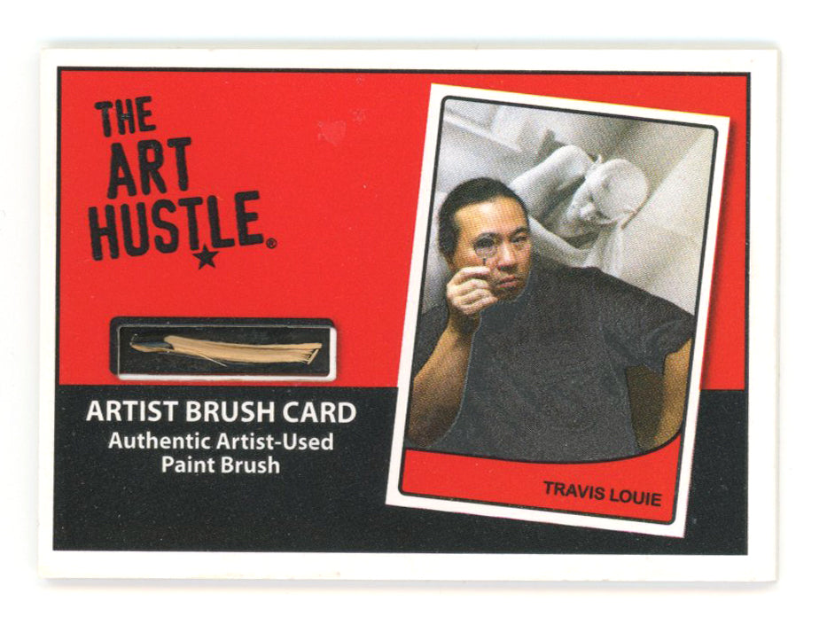 Travis Louie - The Art Hustle Series 3, 2012 - Artist Brush Relic Card