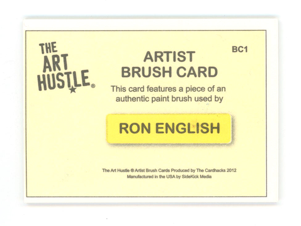 Ron English - The Art Hustle Series 3, 2012 - Artist Brush Relic Card