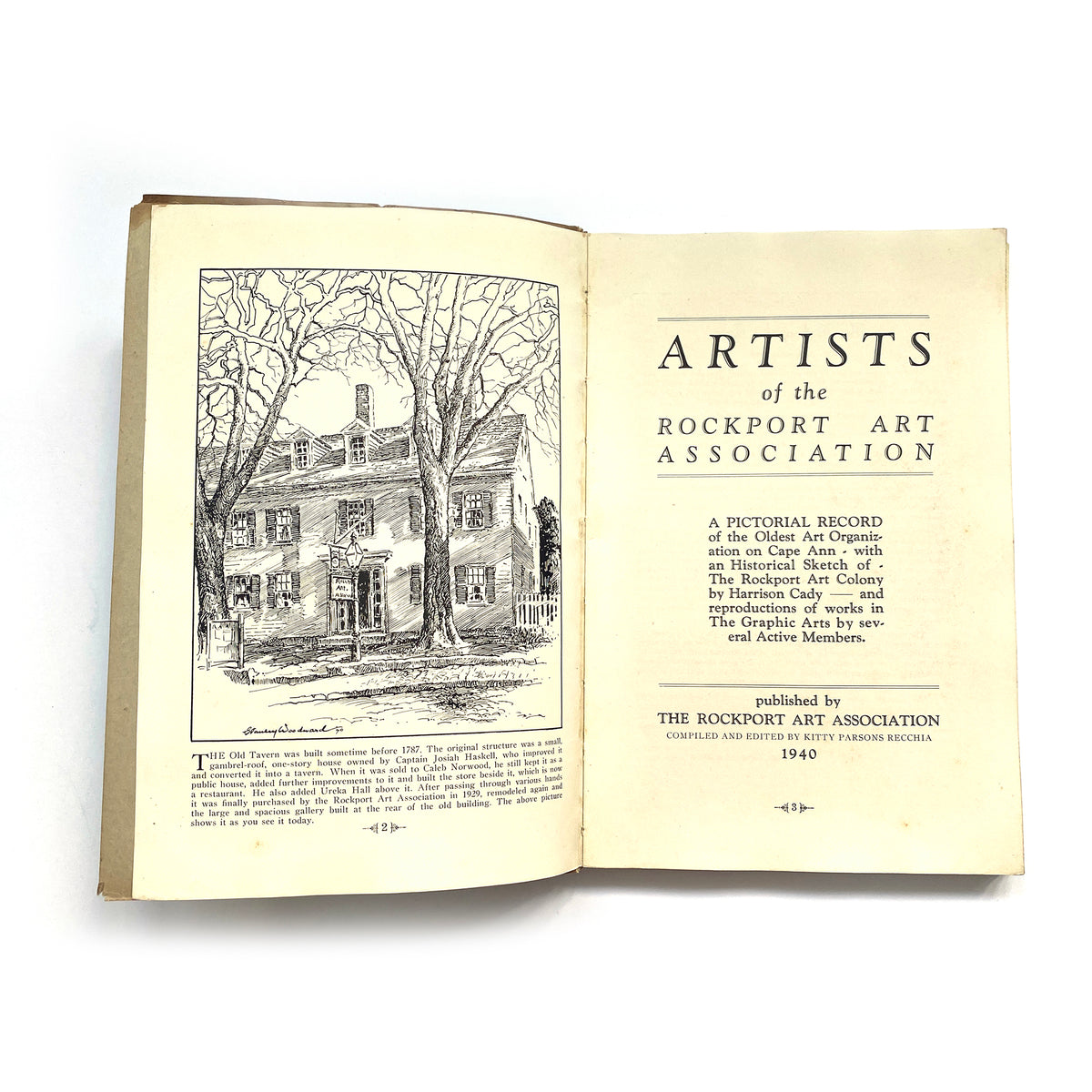 Artists of the Rockport Art Association - Rockport, MA 1940 Pictorial Record Book