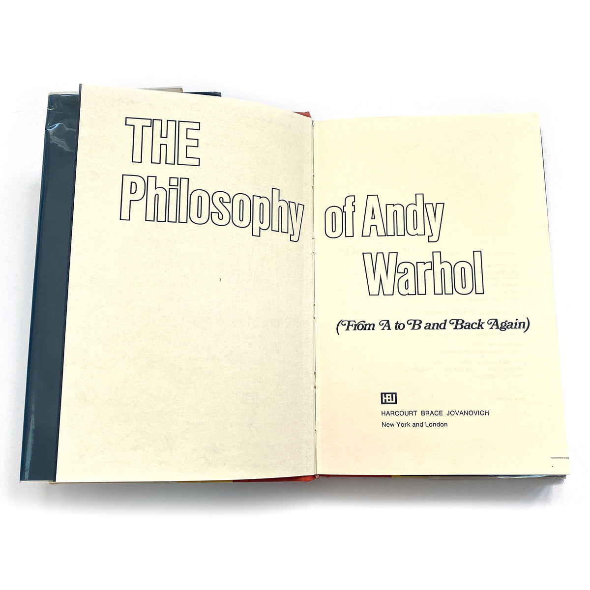 Andy Warhol - Signed First Ed. with Original Campbell&#39;s Soup Sketch - 1975