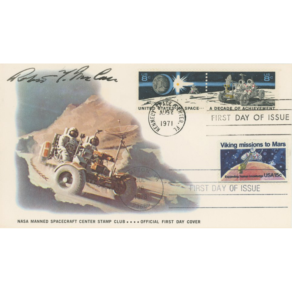 Robert McCall - Signed Multi-Canceled First Day of Issue Postal Cover