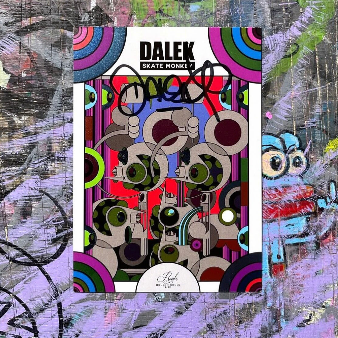 DALEK &quot;SKATE MONKEY&quot; - Trading Card &amp; Sticker