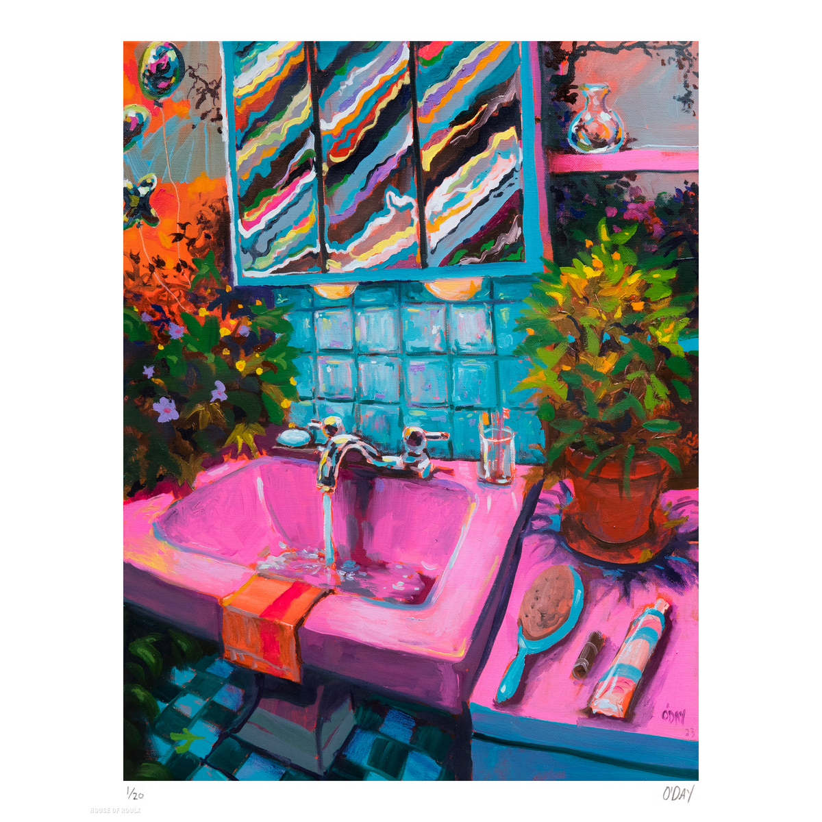 Adam J. O&#39;Day &quot;Pink Sink&quot; - Archival Print, Limited Edition of 20 - 16 x 20&quot;