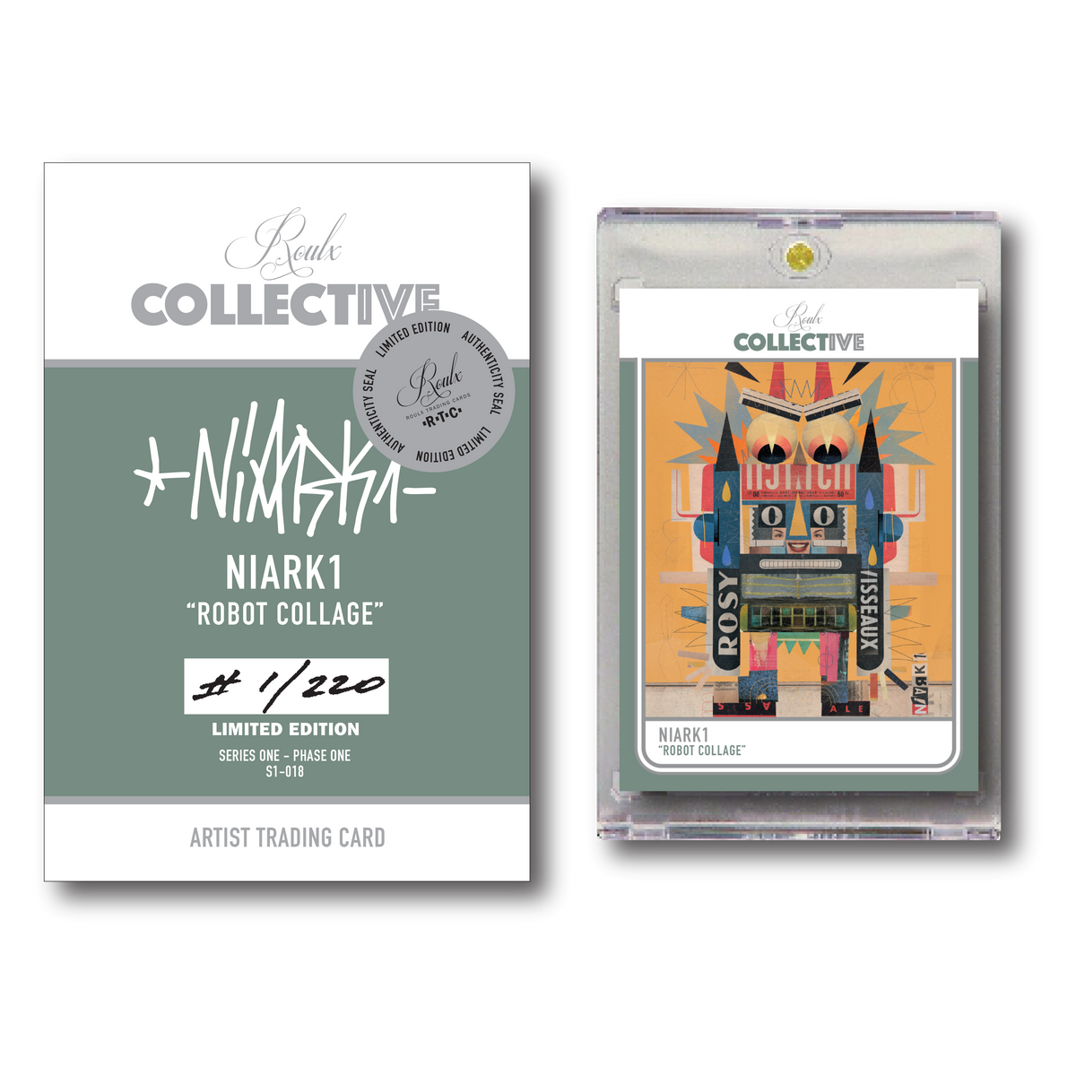 NIARK1 &quot;Robot Collage&quot; S1-018 COLLECTIVE Trading Card