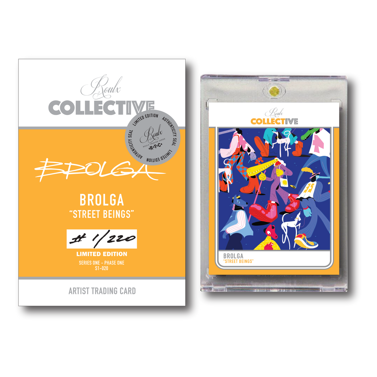 BROLGA &quot;Street Beings&quot; S1-020 COLLECTIVE Trading Card