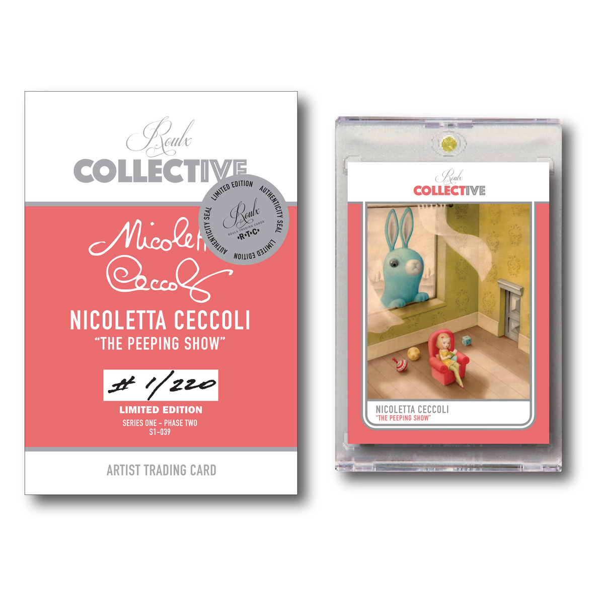 Nicoletta Ceccoli &quot;The Peeping Show&quot; S1-039 COLLECTIVE Trading Card