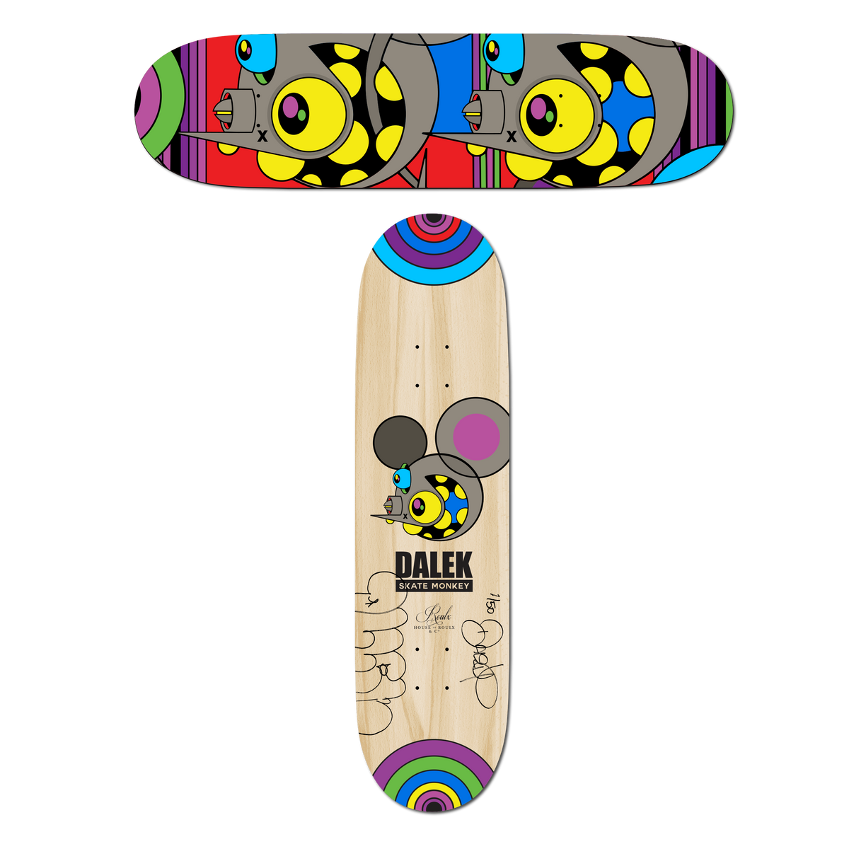 DALEK &quot;SKATE MONKEY&quot; - Skateboard Bundle, Edition of 50