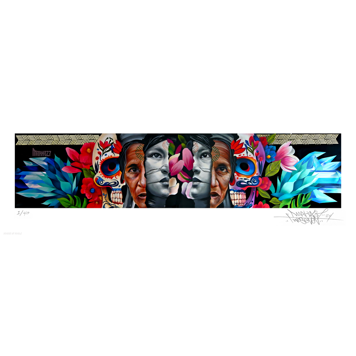 Marka27 &quot;TRANSFORMACIONES&quot; - Archival Print, Limited Edition of 40 - 8 x 24&quot;