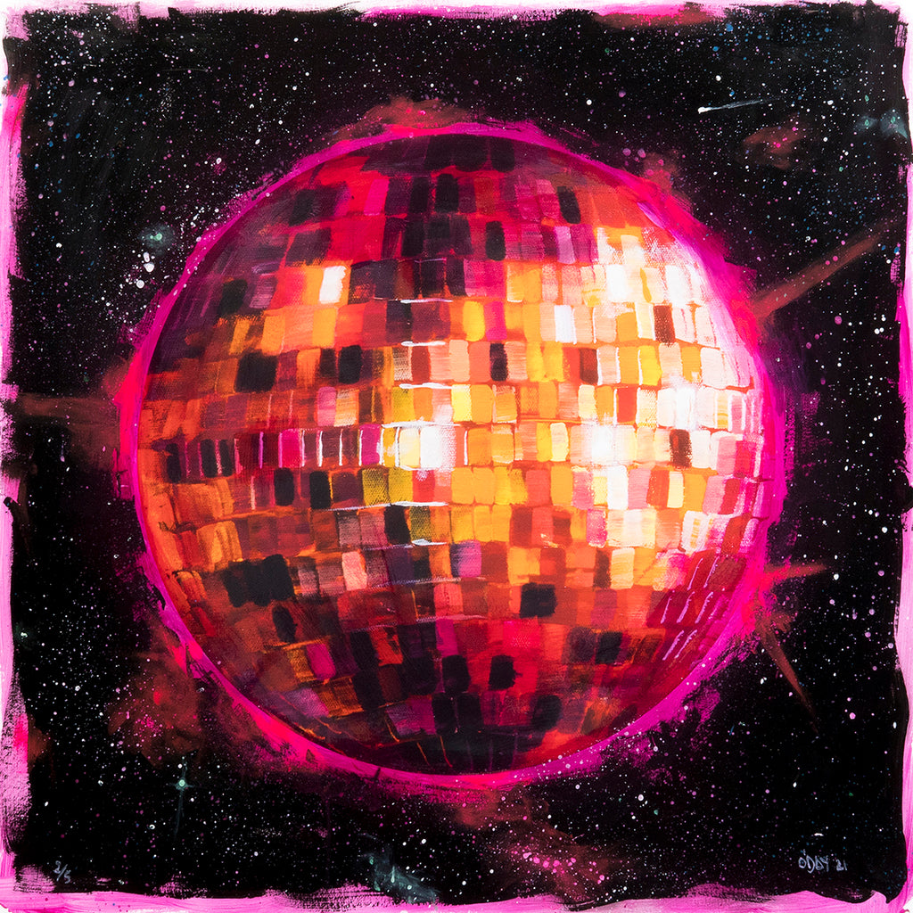 Adam J. O'Day Disco Ball - Archival Print, Limited Edition of 25 - 17 x  17